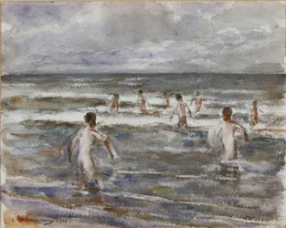 Ragazzi che fanno il bagno